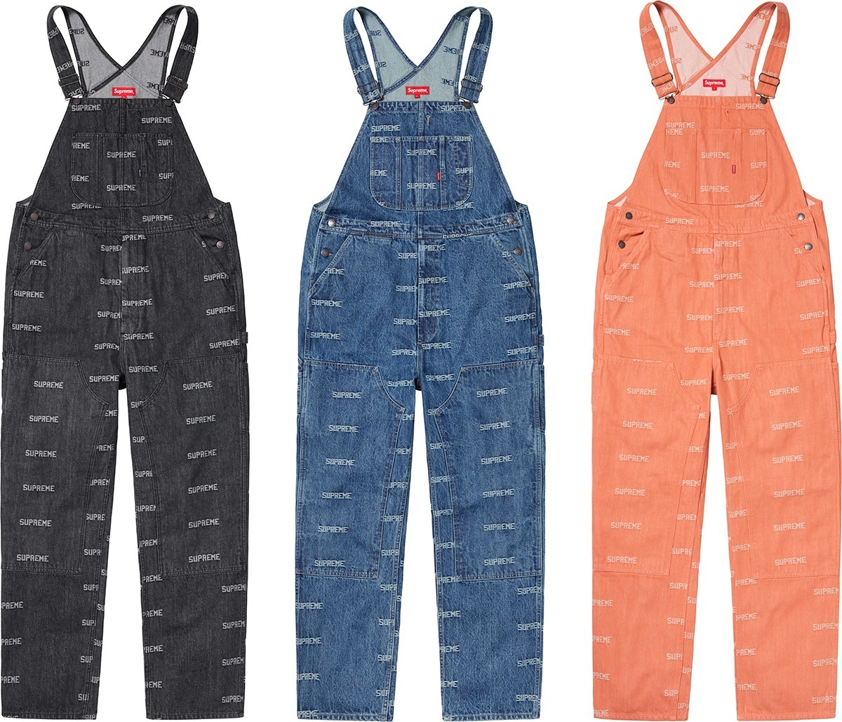 Logo Denim Overalls